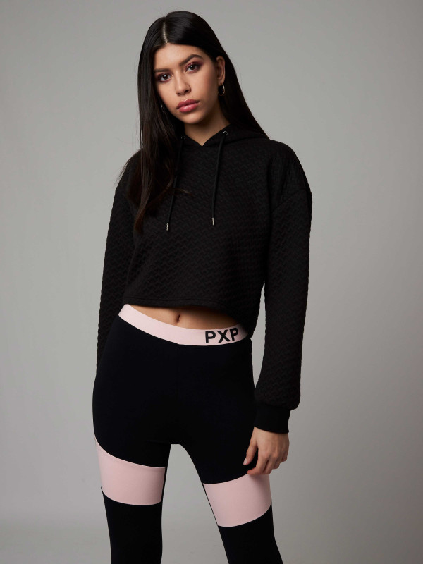 Hoodie crop top Femme Project X Paris