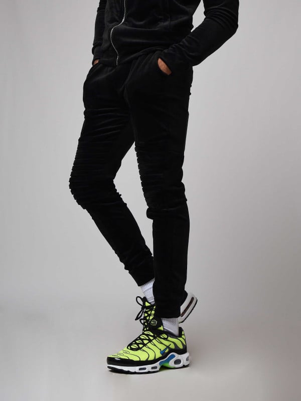 Project X Paris Men's Velvet Jogger Pants