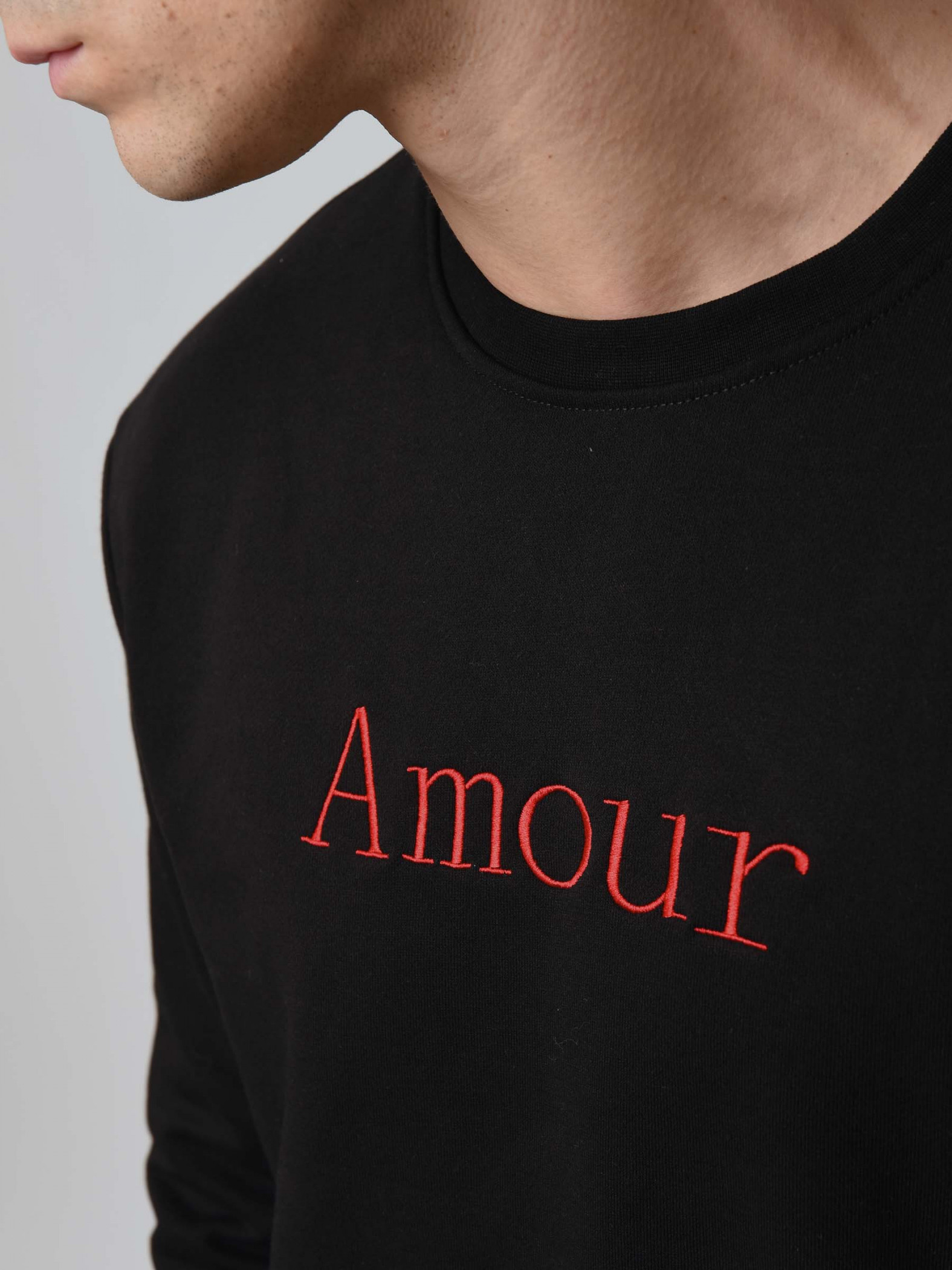 Sweat Broderie "Amour" Homme Project X Paris
