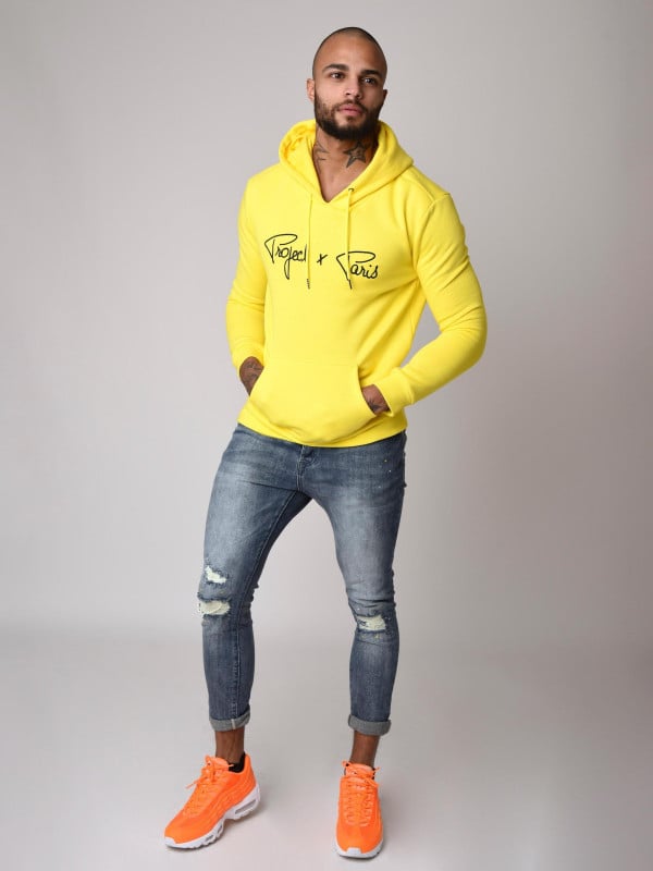 Jean bleu délavé coupe skinny Homme Project X Paris