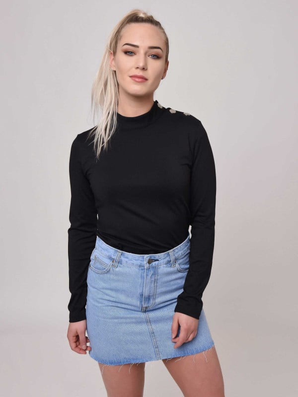 Jupe en jean bleu clair top