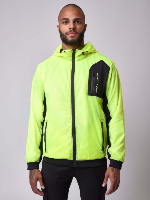Lightweight yoke jacket - Fluorescent yellow