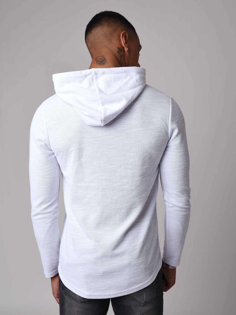 Hoodie effet chiné
