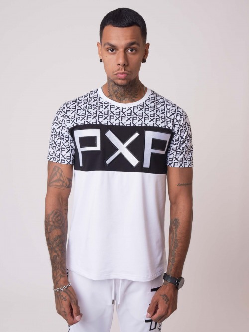 T-shirt PXP em toda a volta - Branco
