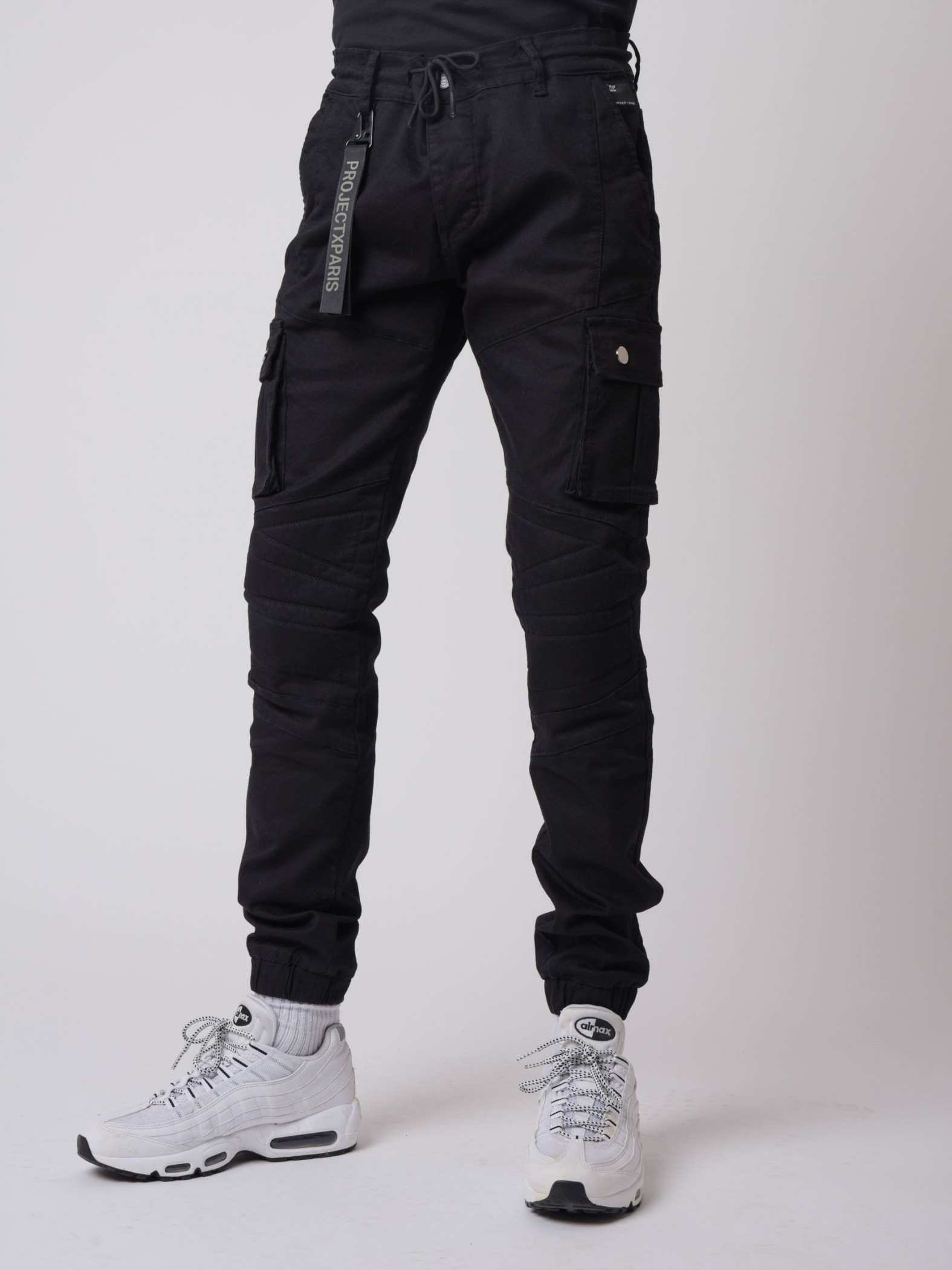 Cargo-style Slim-fit Jean with Topstitch Details
