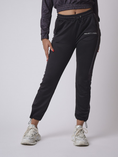 All-over printed jogging bottoms PXP - Black