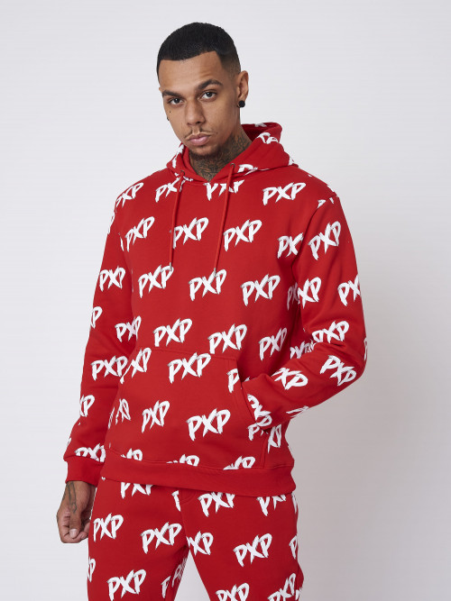 PXP unisex brush sweatshirt all over - Red