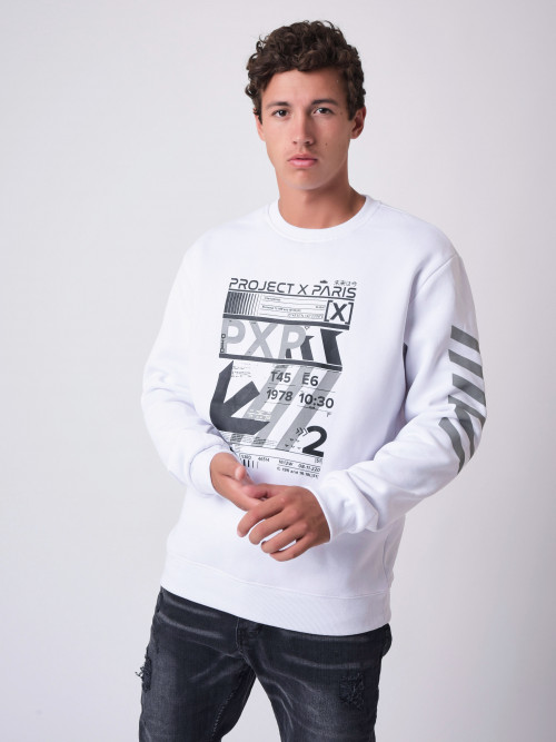 Sweatshirt Design reflect - Weiß