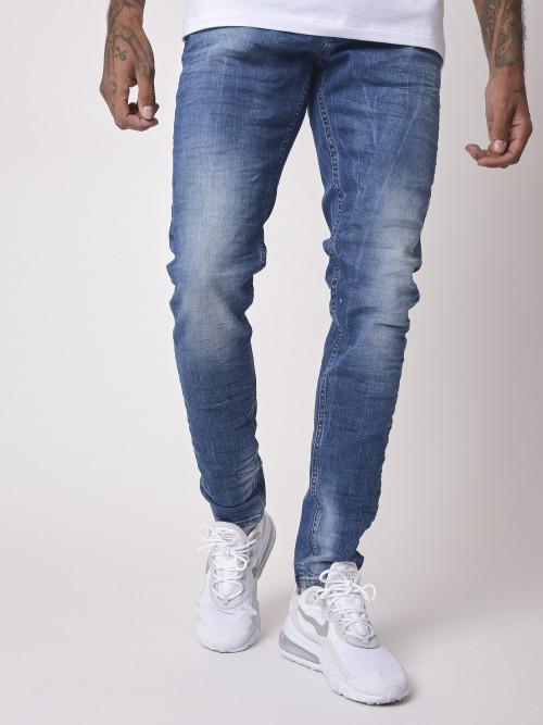Jeans SKINNY basic blu chiaro - Blu