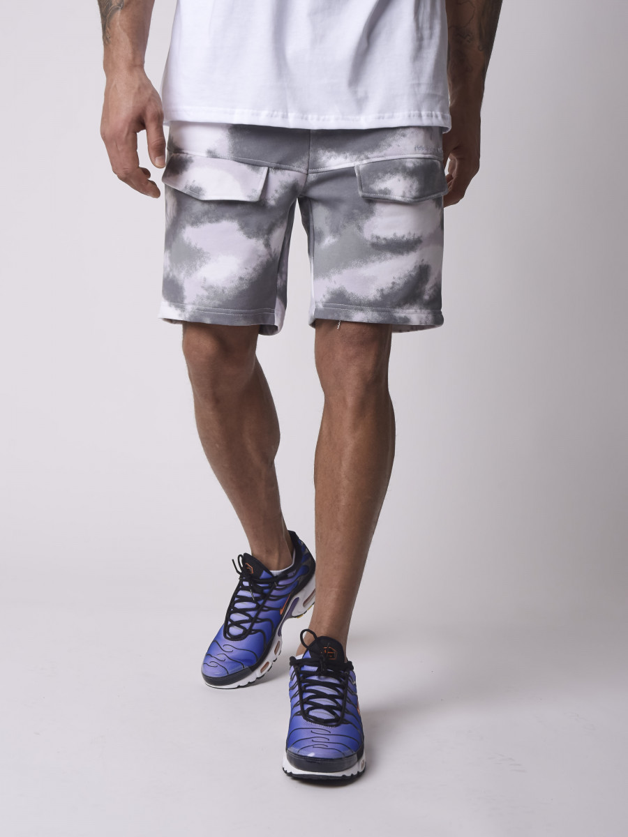 Abstract Camouflage Short