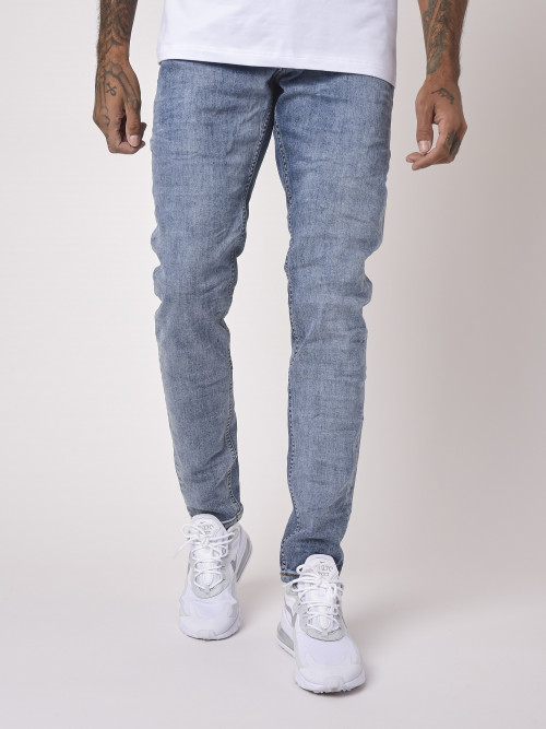 Basic Blue Slim Jeans azul claro