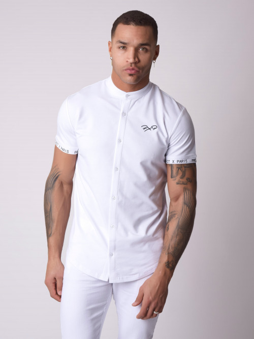 Basic short-sleeved shirt - White