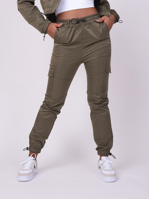 Pants with patch pockets - Grey