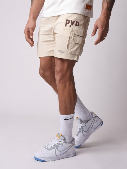 Pantalones cortos con bolsillos PXP - Marfil
