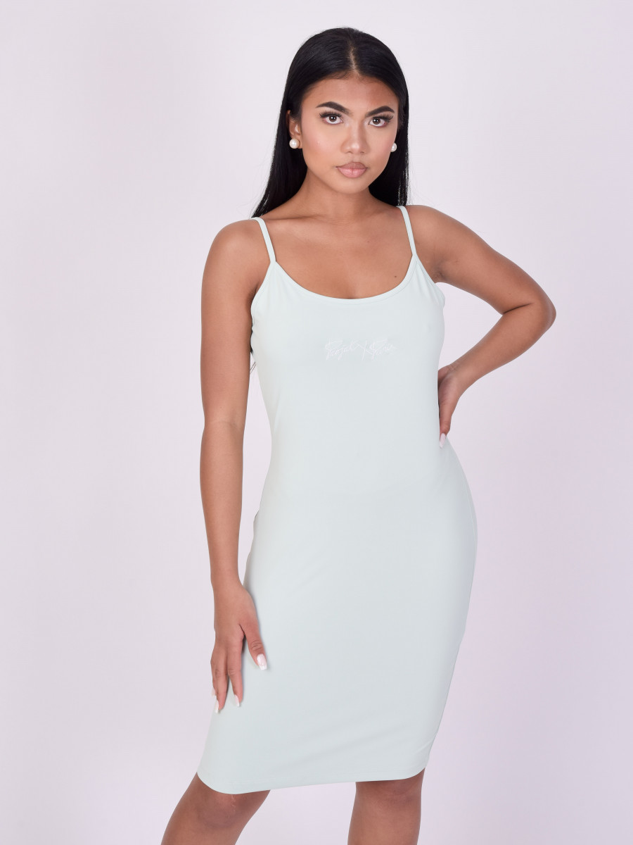 Basic dress with thin straps