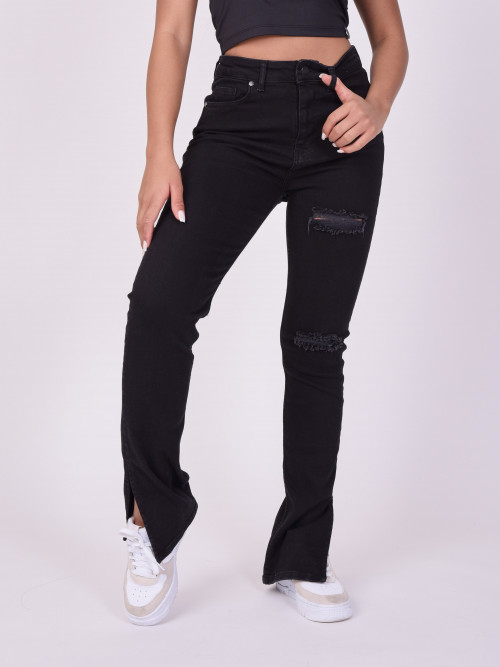 Flare skinny jeans - Black