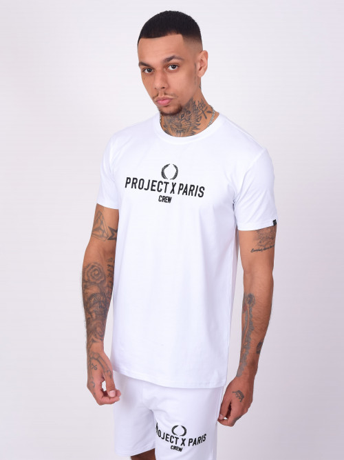 Tee-shirt Project X Paris crew - Blanc