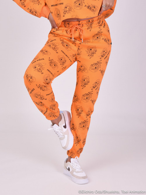 One piece all over jogging bottoms - Orange