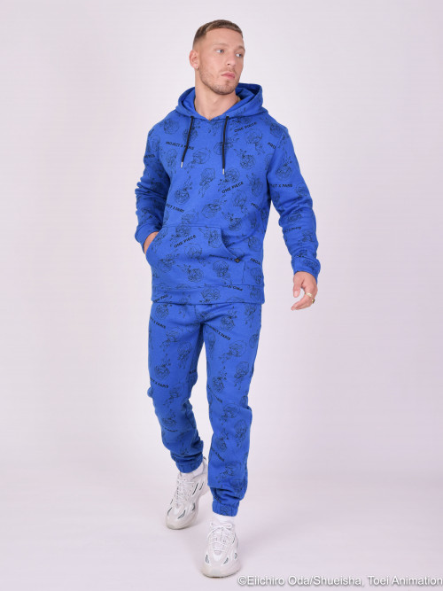 One piece all over hoodie - Blue