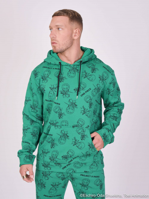 One piece all over hoodie - Green