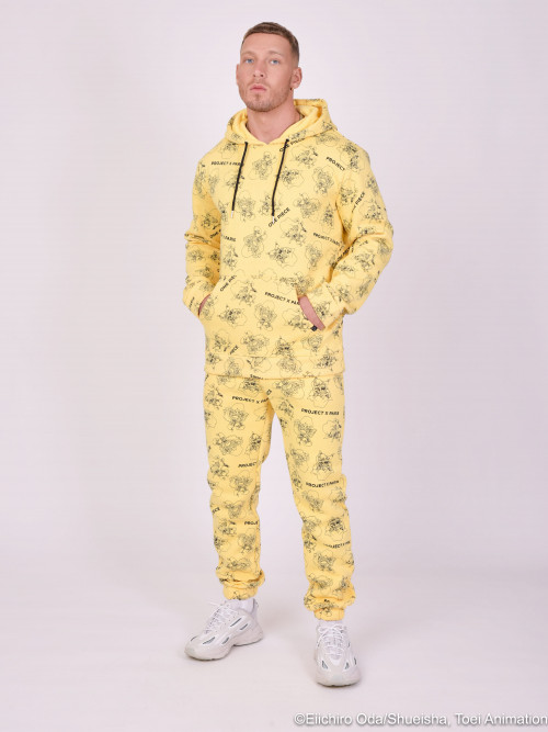 One piece all over hoodie - Yellow