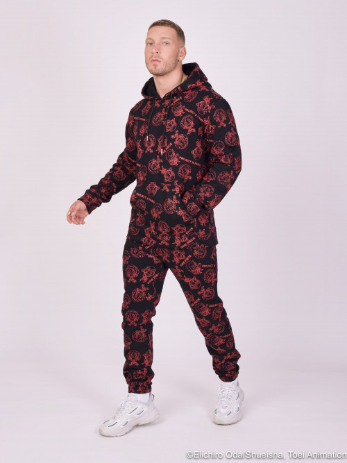 One-piece all-over jogging bottoms - Black