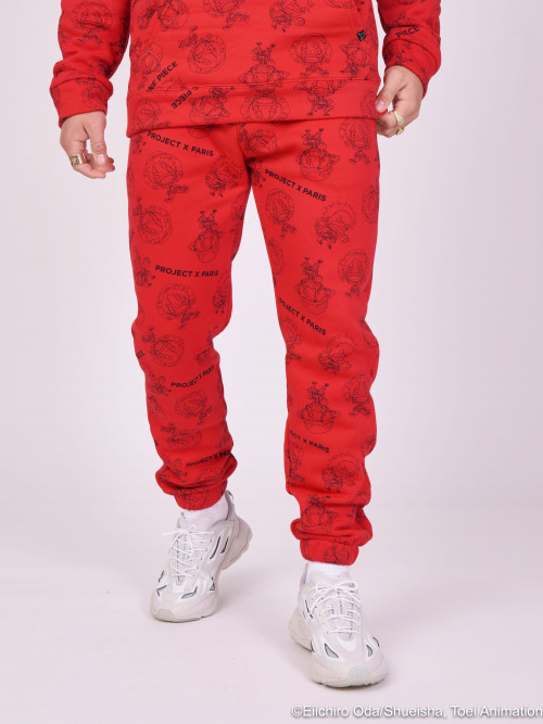 One-piece all-over jogging bottoms - Red