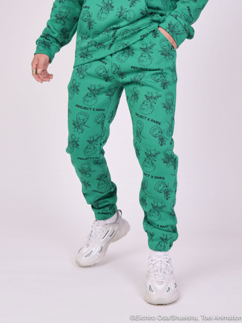One-piece all-over jogging bottoms - Green