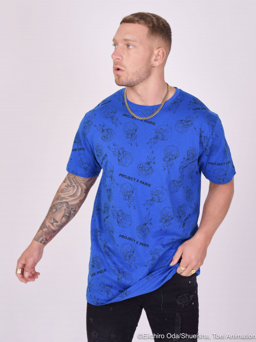 One piece all over T-shirt - Blue