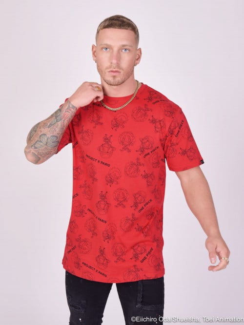 One piece all over T-shirt - Red