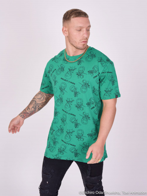 T-shirt One piece all over - Vert