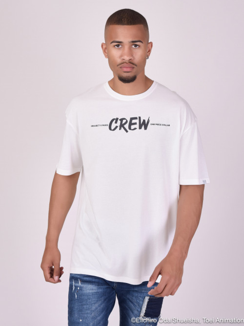 T-shirt CREW de uma só peça - Branco