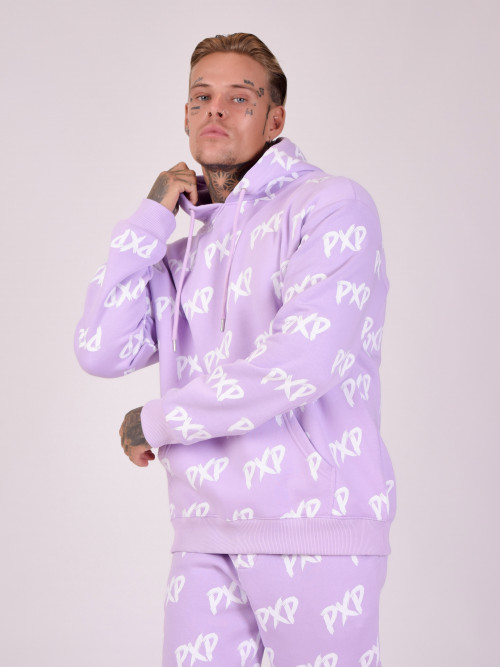 PXP unisex brush sweatshirt all over - Purple