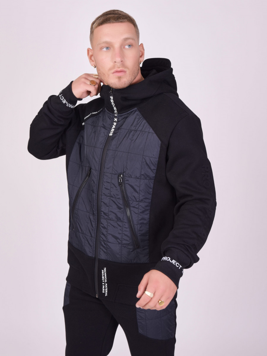 Quilted hooded Jacket
