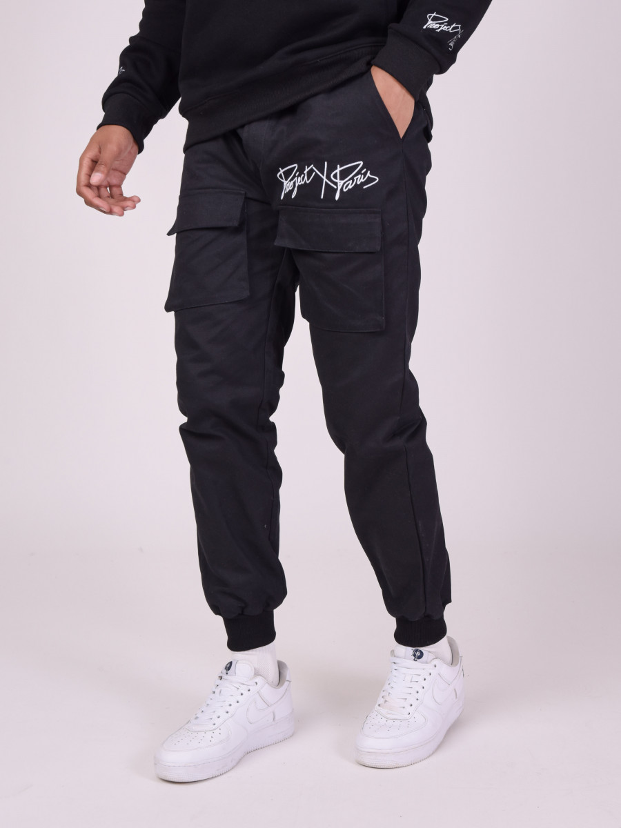 Cargo-style pants with front pockets