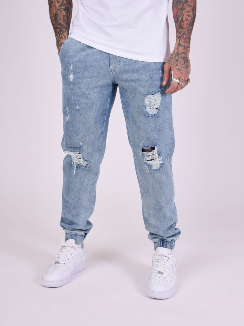 Ripped jogger jeans - Blue