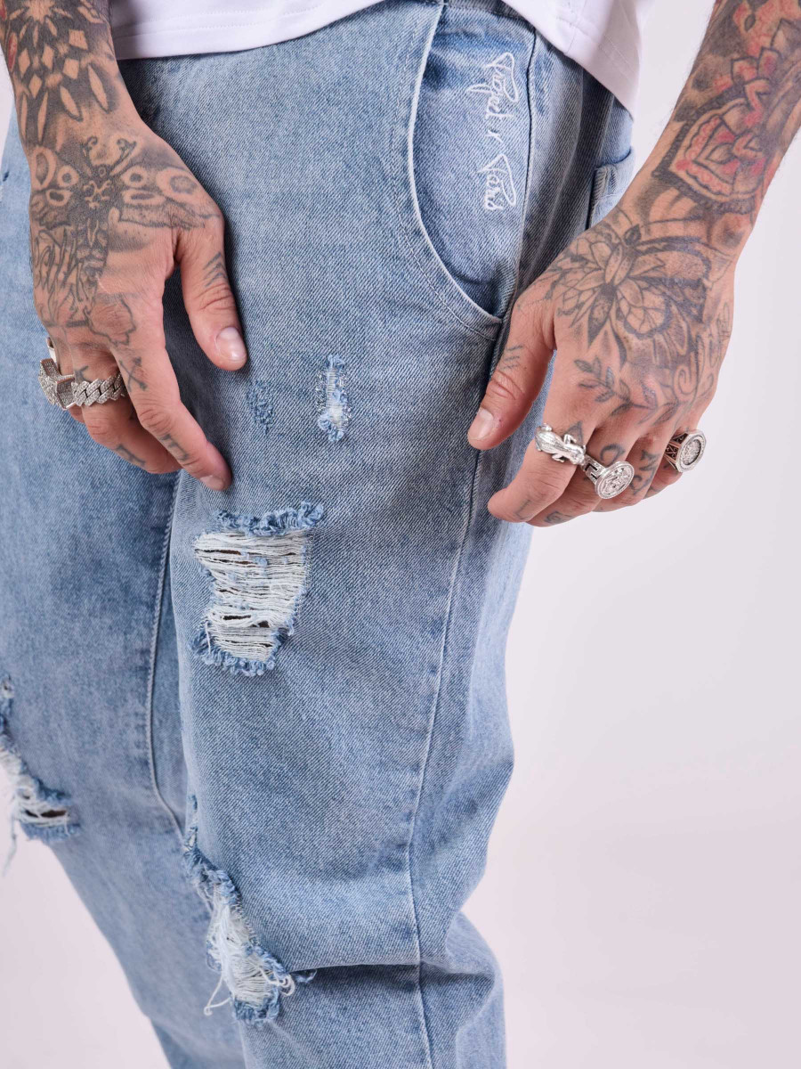 Ripped jogger Jean