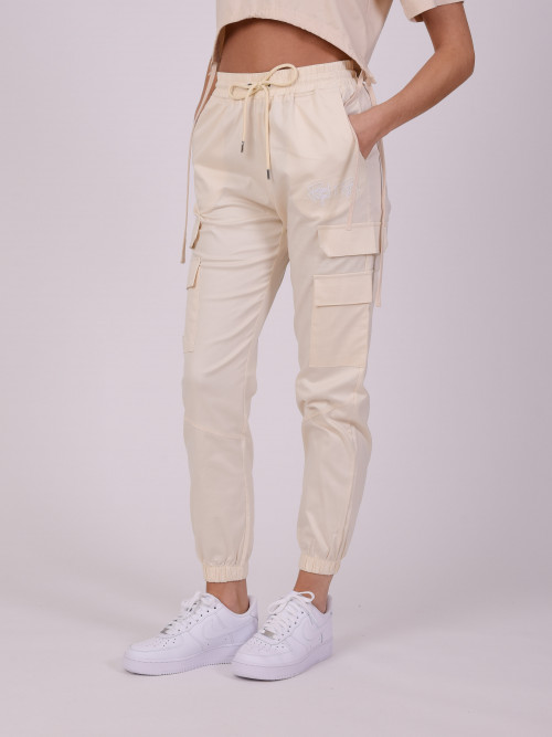 Multi-pocket pants - Ivory