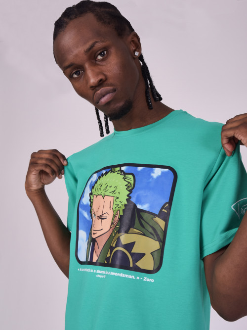 one piece Zoro T-shirt - Green