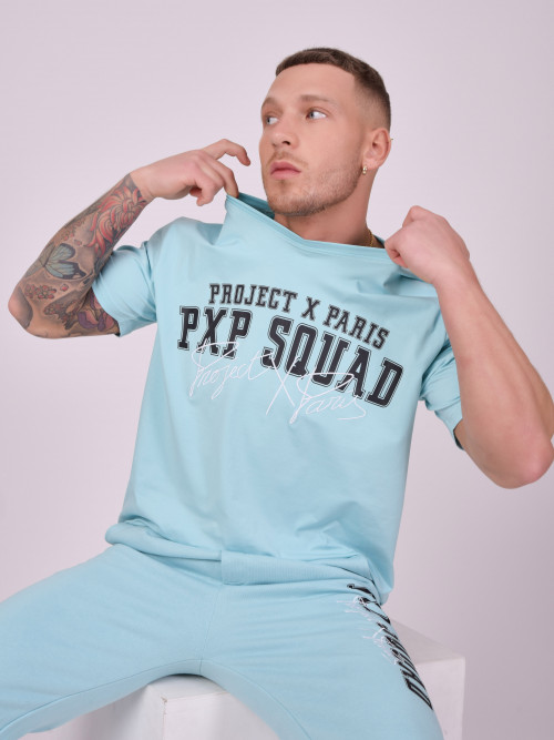 Tee-shirt "PXP SQUAD" - Turquoise