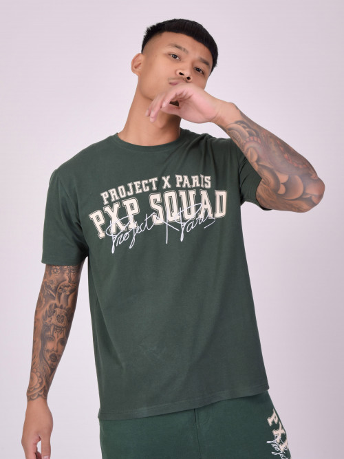 T-Shirt "PXP SQUAD" (engl.) - Grün