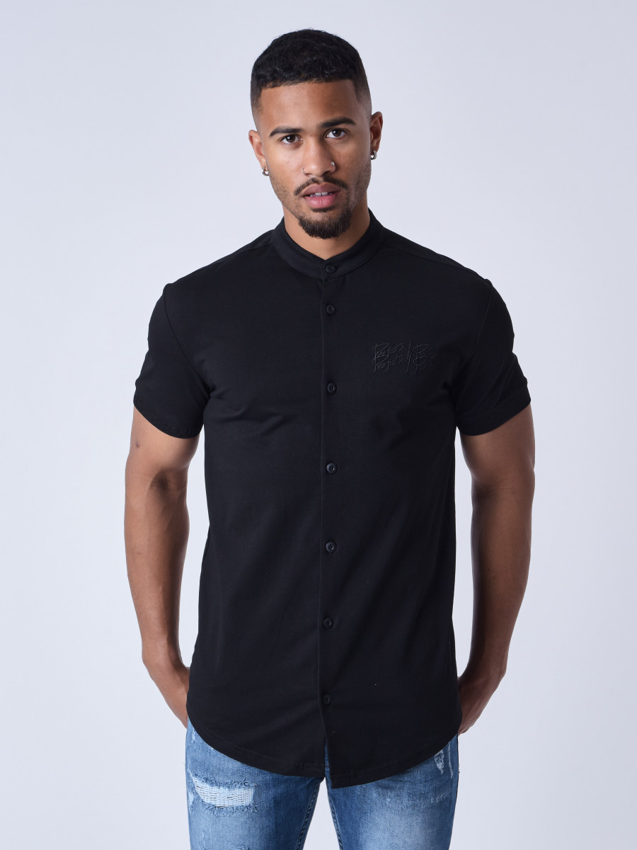 Chemise Manches courtes Col Mao