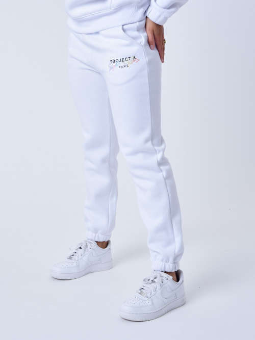 Calcetines de jogging bordados - Blanco