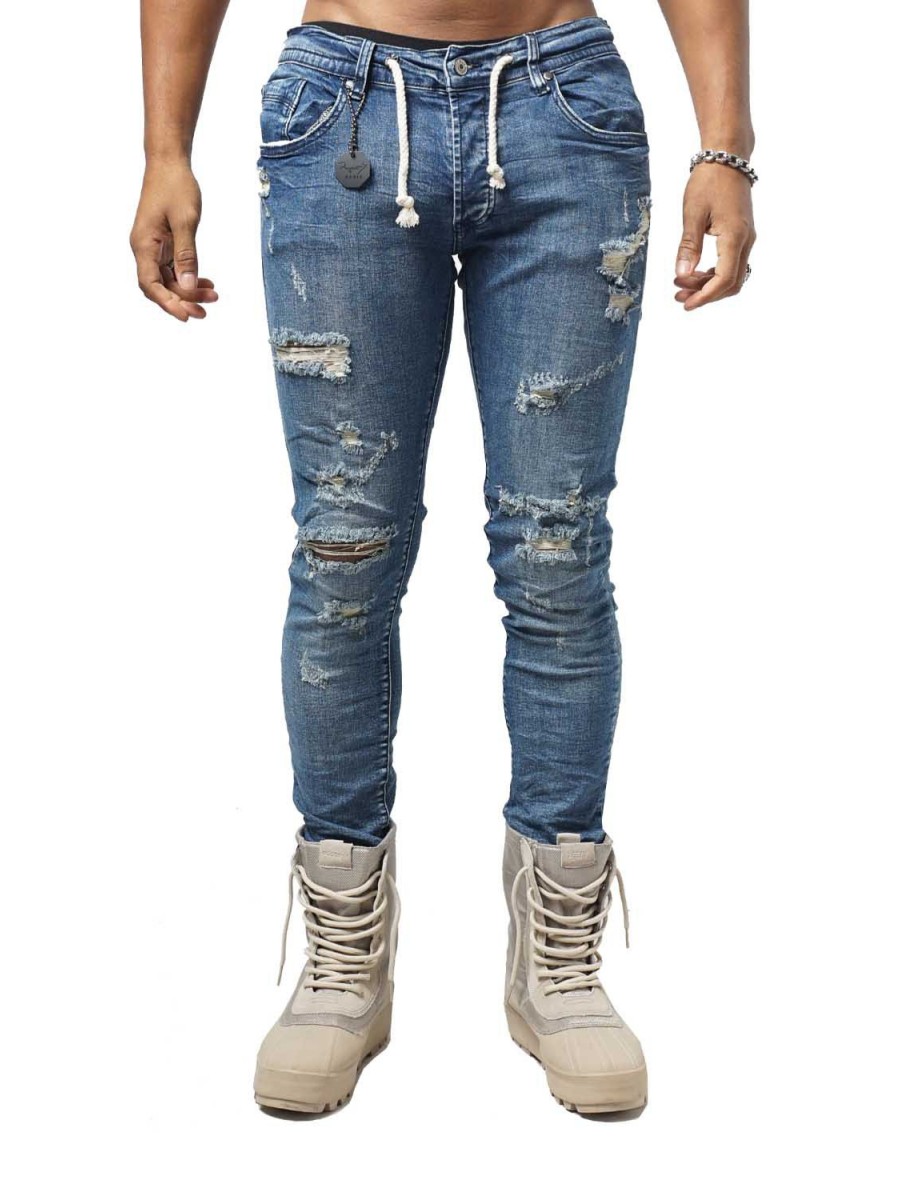Jogg Jeans mit Destroyed-Effekt 88169959