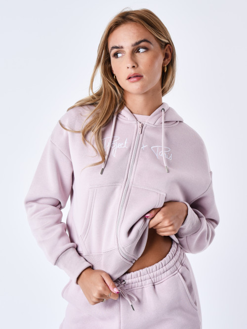 Essentials Project X Paris women's zip-up jacket - Rose