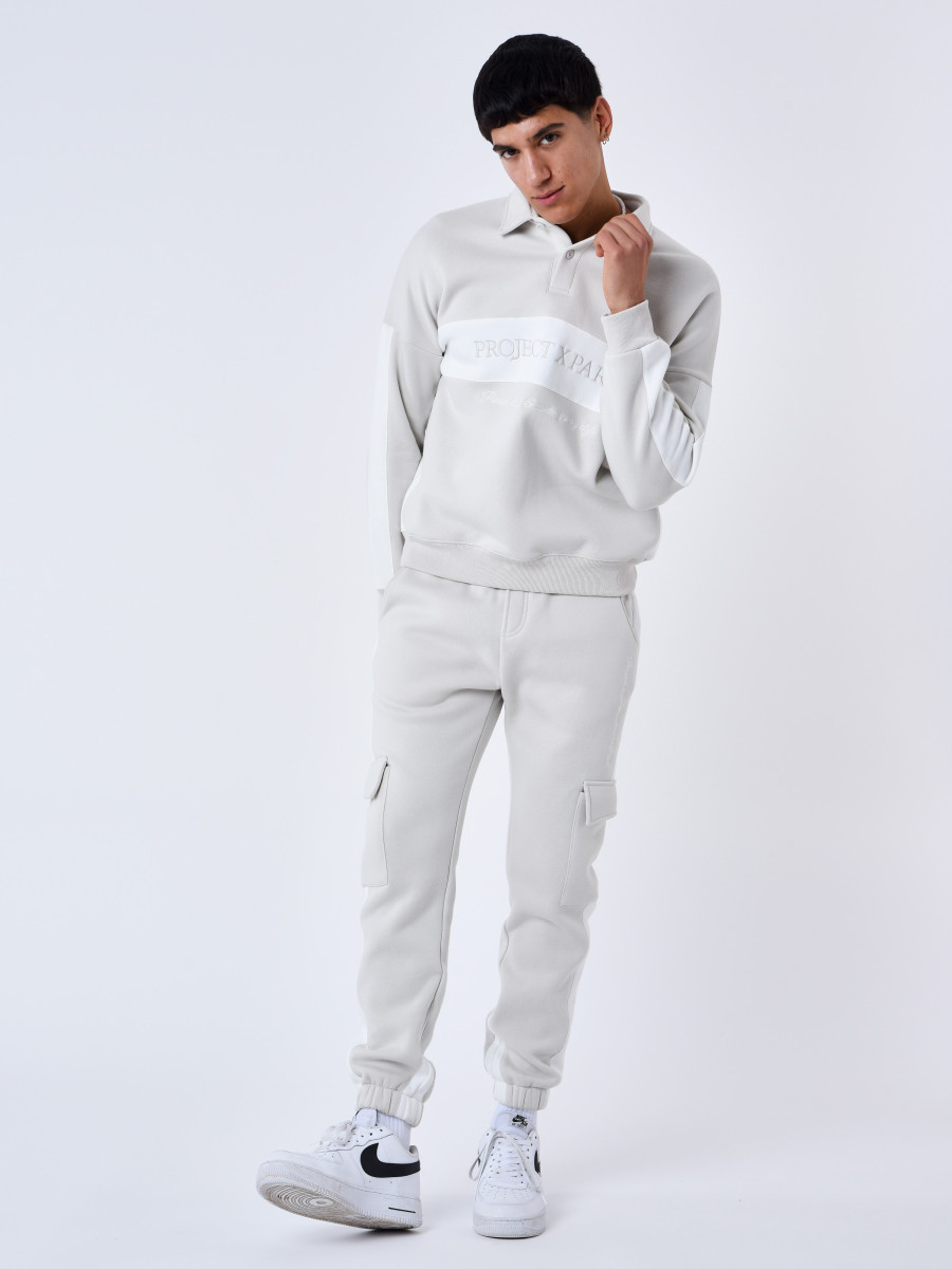 Cargo style band jogging bottoms