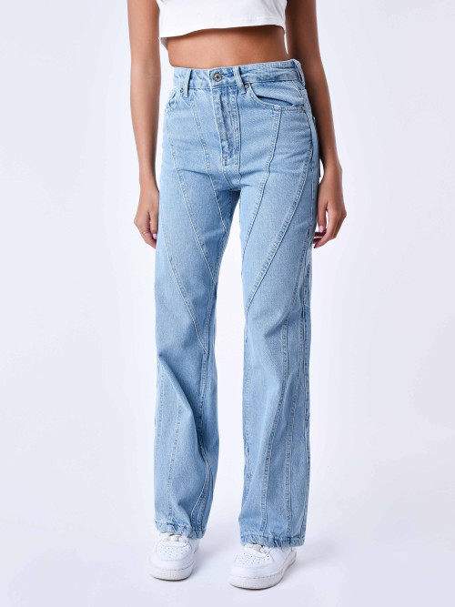 Jeans regular multiseam - Blu