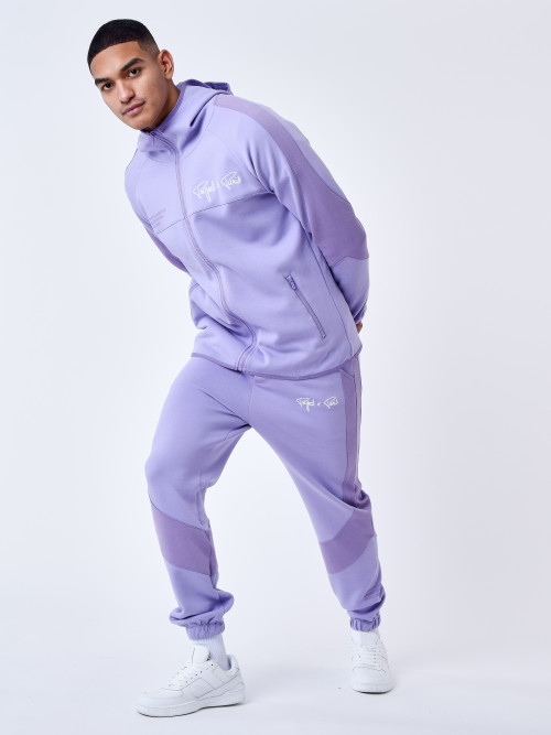 Two tone Jogging bottoms - Lilac