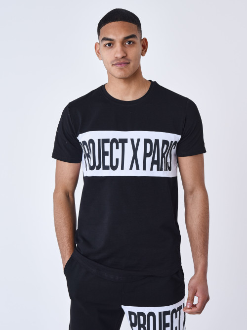 Tee shirt Project X Paris crew - Black