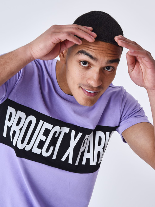 Tee shirt Project X Paris crew - Lilas
